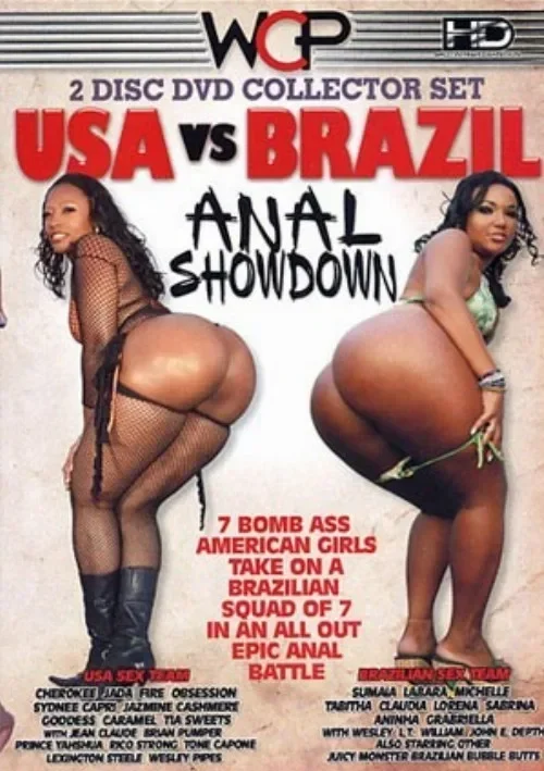 Okładka produktu USA vs. Brazil: Anal Showdown 1 (2 Disc Set) w sklepie PORNO-DVD.STORE