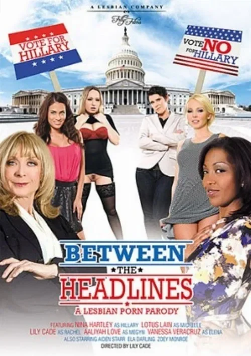 Okładka produktu Between The Headlines: A Lesbian Porn Parody - powiązane przez obsadę