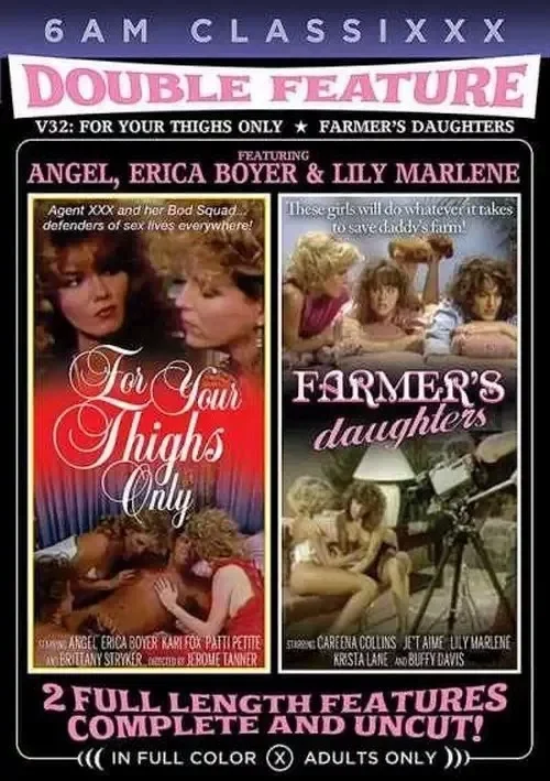 Okładka produktu Double Feature 32: For Your Thighs Only & Farmer's Daughters - powiązane przez obsadę